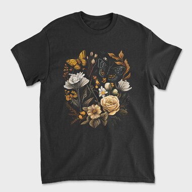 Botanical Flowers, Tricou Barbati (Unisex)