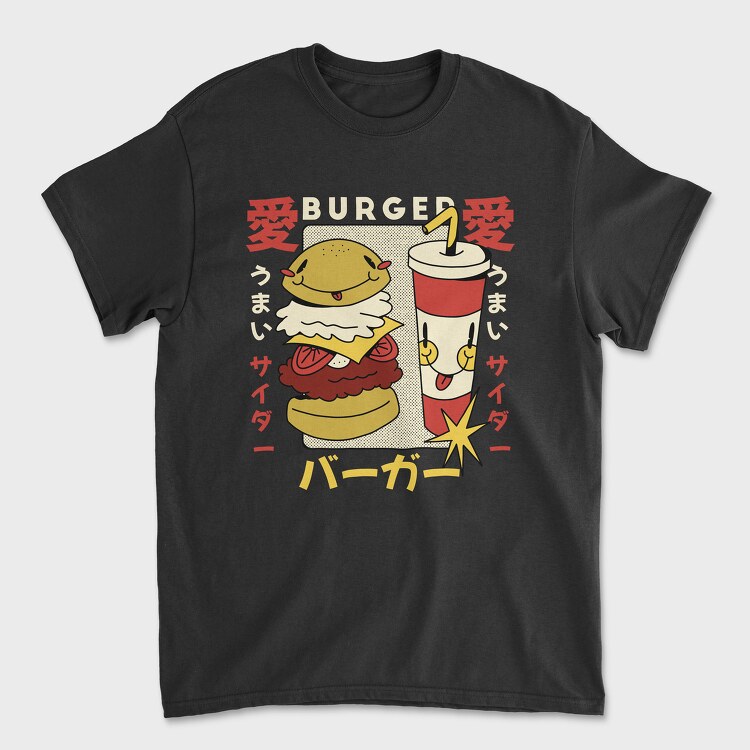 Tricou Barbati (Unisex), Burger Soda