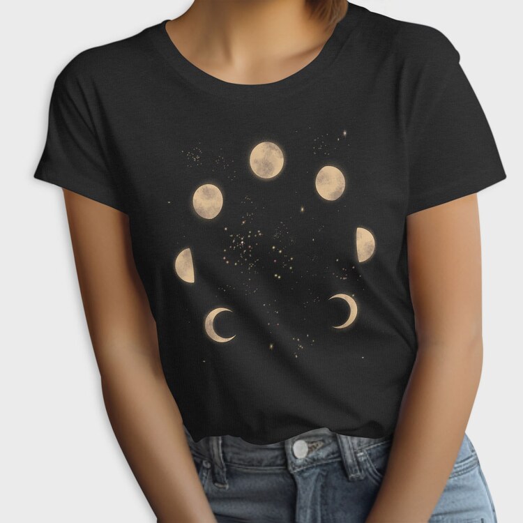 Moon Phases in Space, Tricou Femei