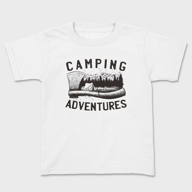 Tricou Copii, Camping Axe Adventure