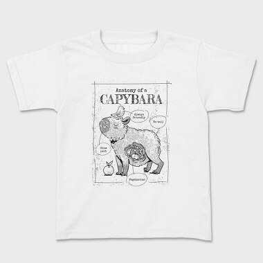 Capybara Anatomy, Tricou Copii