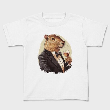 Tricou Copii, Capybara Drink