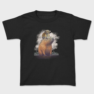 Tricou Copii, Capybara Monkey