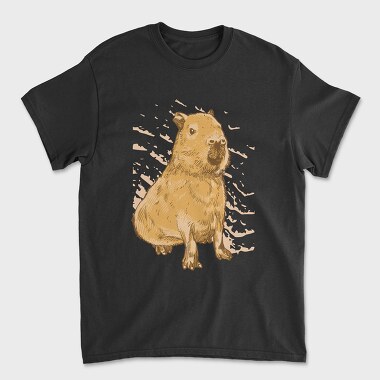 Tricou Barbati (Unisex), Capybara Realistic