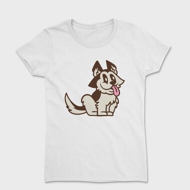 Cartoon Dog, Tricou Femei