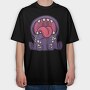 Monster Open Mouth, Tricou Oversize Barbati (Unisex)