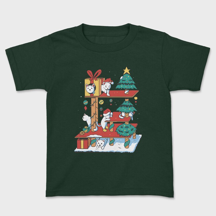 Tricou Copii, Cat House Christmas