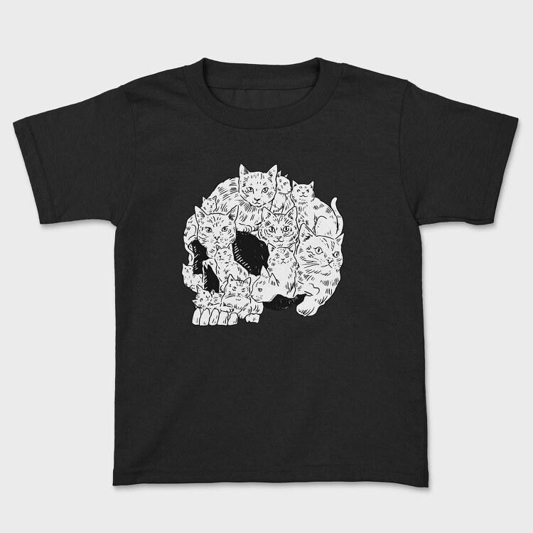 Tricou Copii, Cats Skull