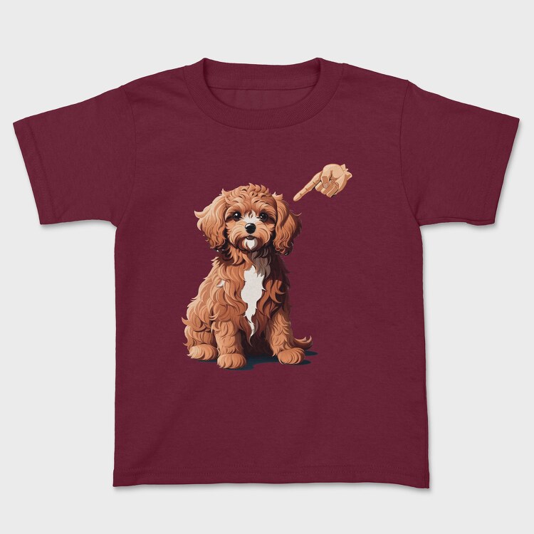 Tricou Copii, Cavapoo Finger