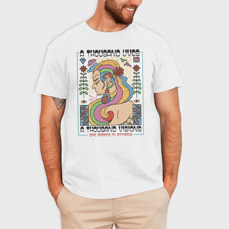Thousand Visions Lives Maximalism, Tricou Barbati (Unisex)
