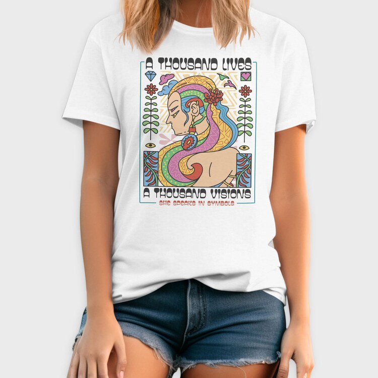 Thousand Visions Lives Maximalism, Tricou Barbati (Unisex)