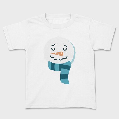 Christmas Snowman Faces 1, Tricou Copii