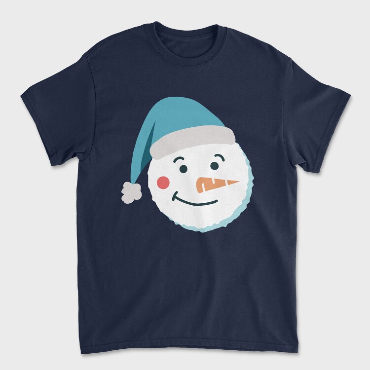 Tricou Barbati (Unisex), Christmas Snowman Faces 4