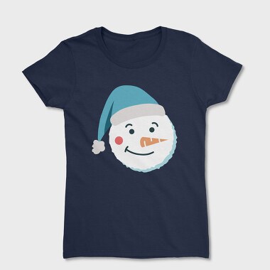 Christmas Snowman Faces 4, Tricou Femei