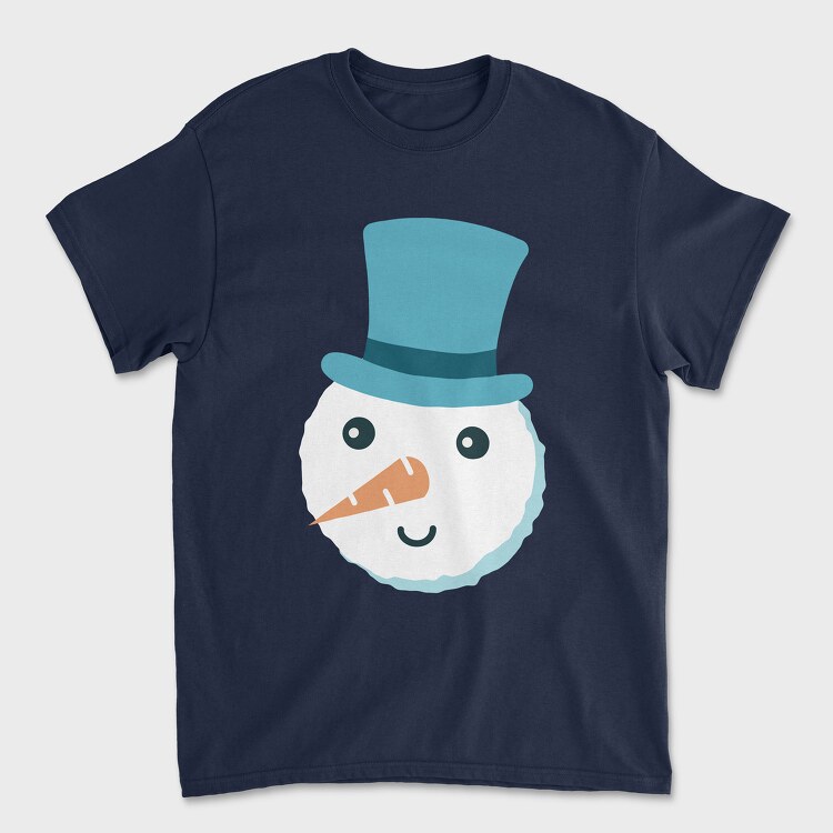 Tricou Barbati (Unisex), Christmas Snowman Faces 5