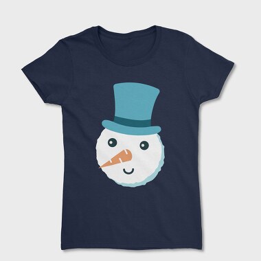 Christmas Snowman Faces 5, Tricou Femei