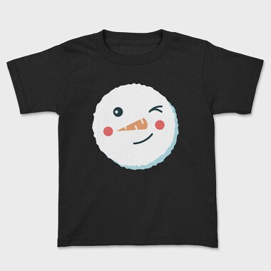 Christmas Snowman Faces 6, Tricou Copii