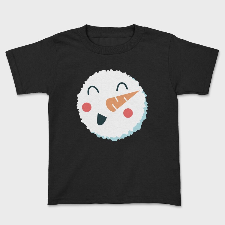 Christmas Snowman Faces 7, Tricou Copii