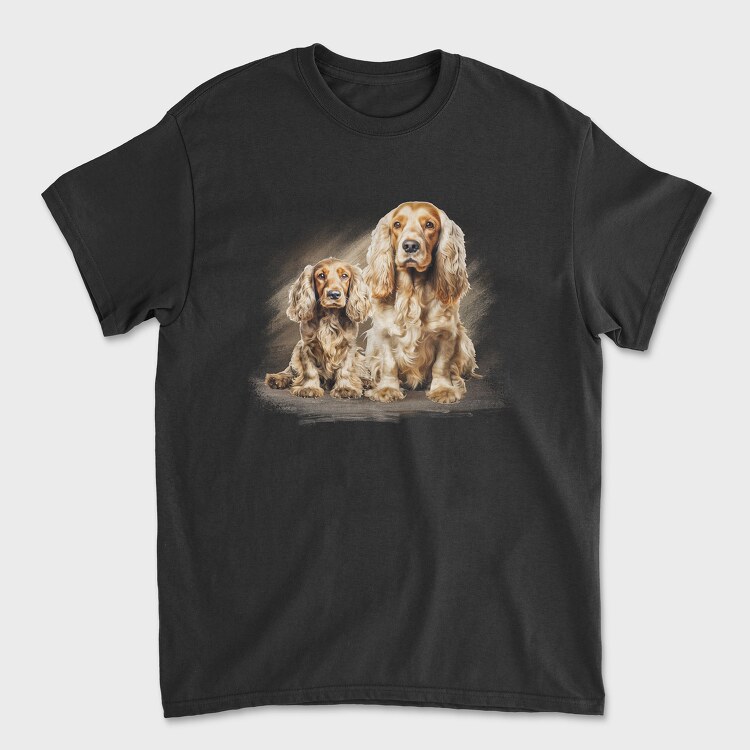 Tricou Barbati (Unisex), Cocker Dog