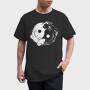 Yin Yang Axolotl, Tricou Barbati (Unisex)