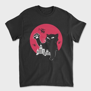 Tricou Barbati (Unisex), Cute Catzilla