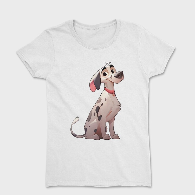 Tricou Femei, Dalmata Dog Cartoon