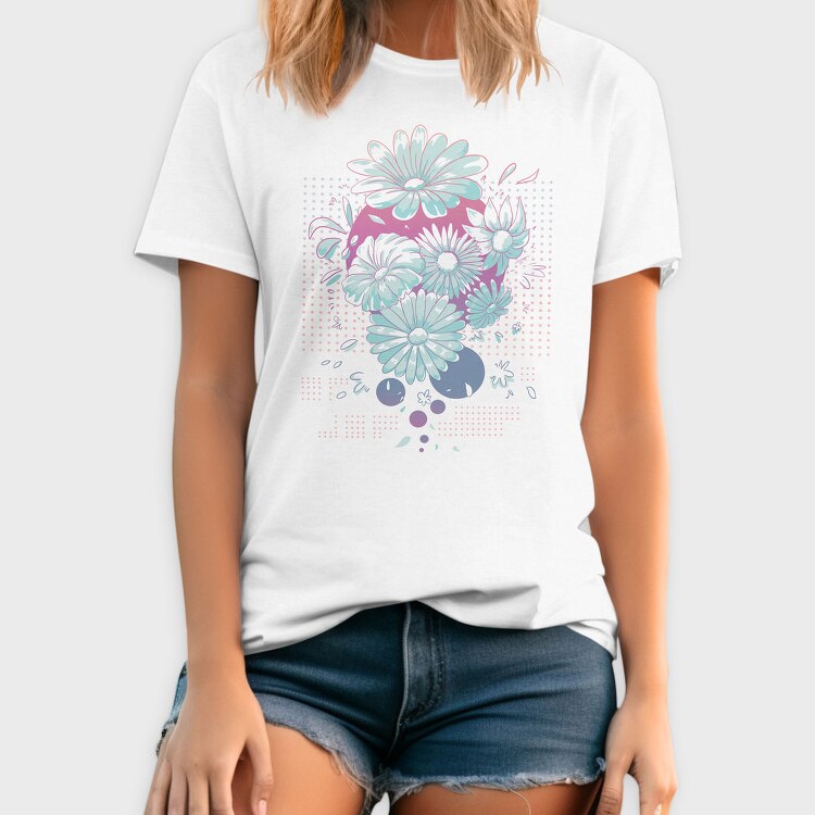 Daisy Flowers, Tricou Barbati (Unisex)