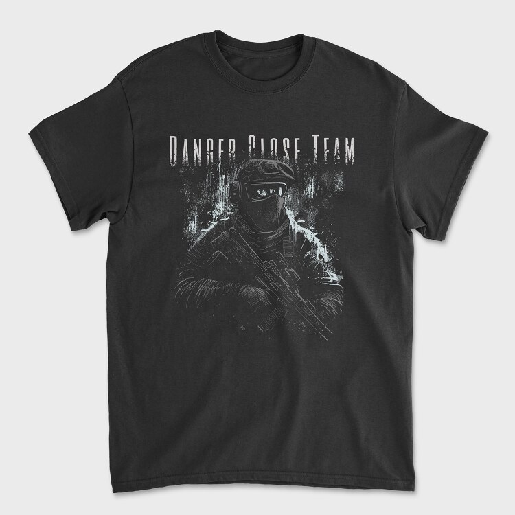 Tricou Barbati (Unisex), Danger Close Team