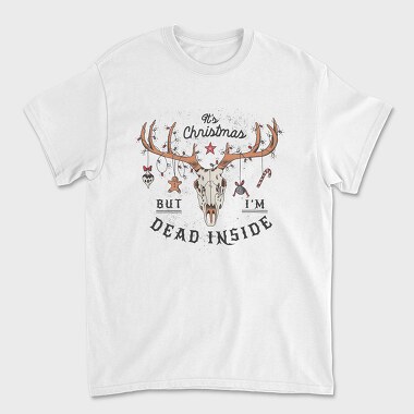 Deer Skull, Tricou Barbati (Unisex)