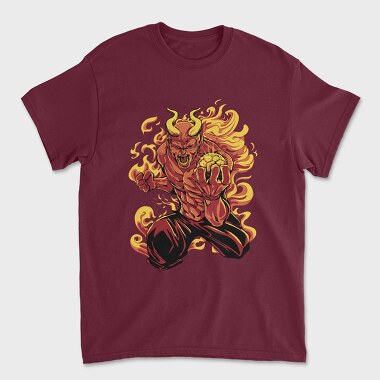 Demon Soccer Fire, Tricou Barbati (Unisex)