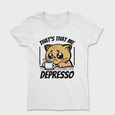 Depresso Cat, Tricou Femei