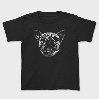 Dog Blindfold Portrait, Tricou Copii