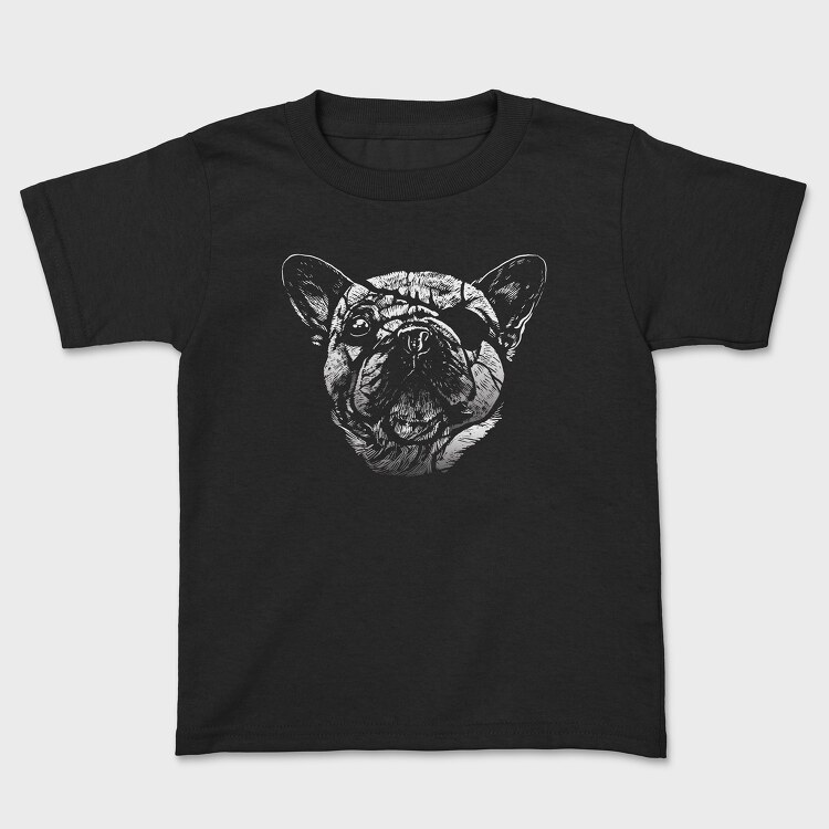 Tricou Copii, Dog Blindfold Portrait