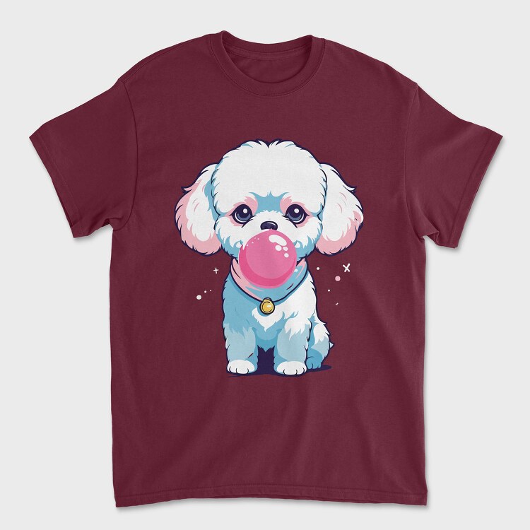 Tricou Barbati (Unisex), Dog Bubblegum