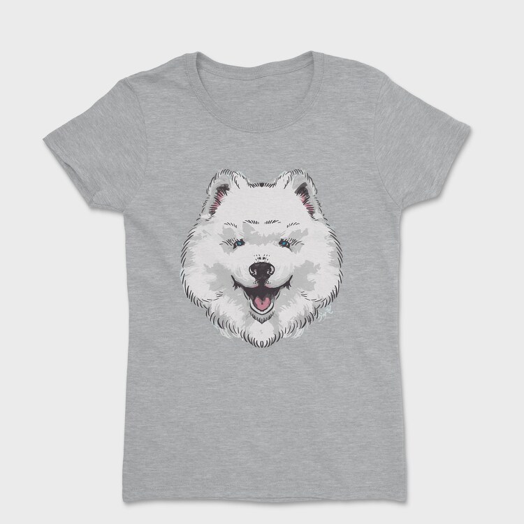 Tricou Femei, Dog Samoyed