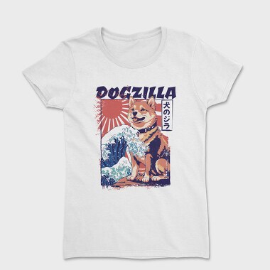 Tricou Femei, Dogzilla Retro Japanese