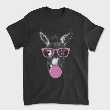 Tricou Barbati (Unisex), Donkey Monochrome Bubblegum