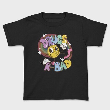 Drugs R Bad Colorful, Tricou Copii