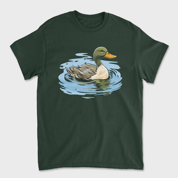 Tricou Barbati (Unisex), Duck on Water