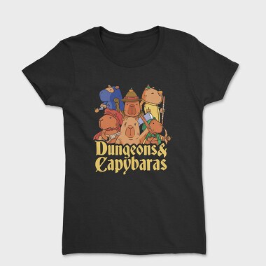 Tricou Femei, Dungeons and Capybaras