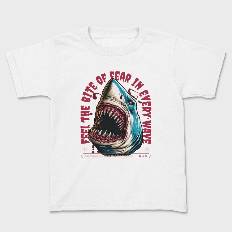 Feel the Bite of Fear in Every Wave, Tricou Copii