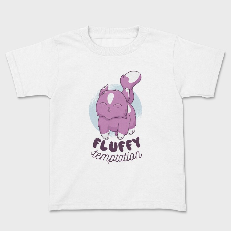 Tricou Copii, Fluffy Cat