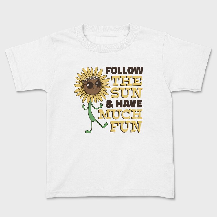 Follow the Sun and Have Much Fun, Tricou Copii