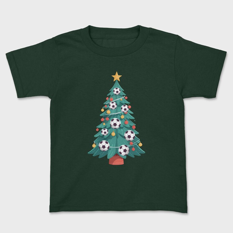 Tricou Copii, Football Christmas Tree