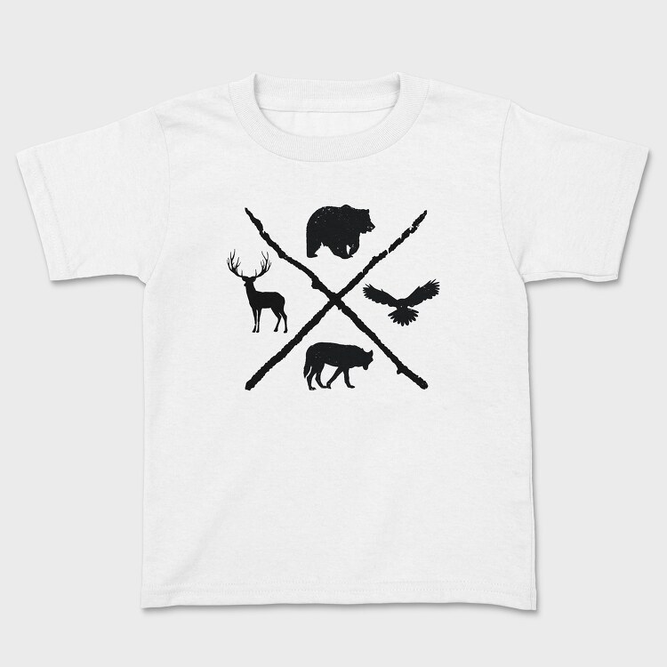 Tricou Copii, Forest Animals