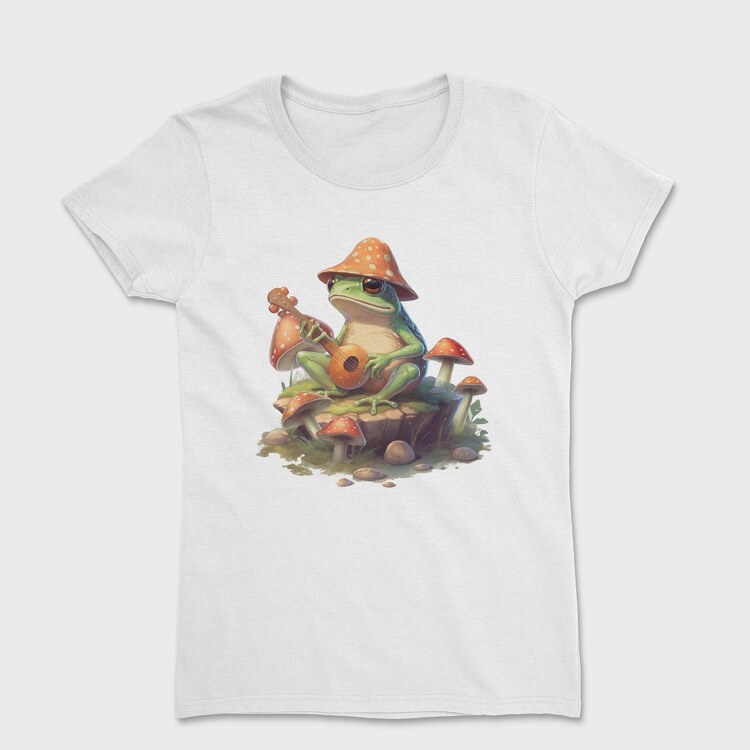 Frog Banjo Mushrooms, Tricou Femei