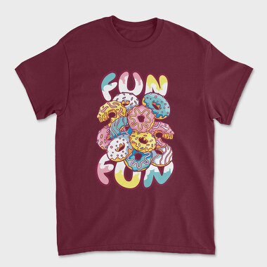 Tricou Barbati (Unisex), Fun Donuts