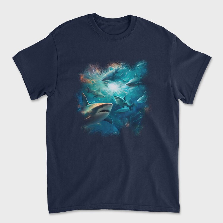 Tricou Barbati (Unisex), Galaxy of Sharks