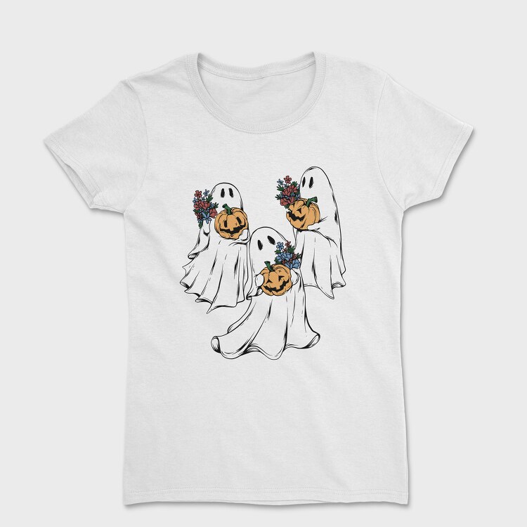 Tricou Femei, Ghosts Halloween