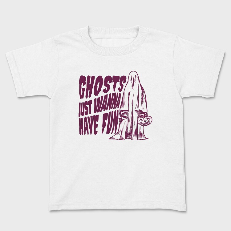 Tricou Copii, Ghosts Just Wanna Have Fun